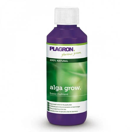 Органічне добриво на вегетативний період Plagron Alga Grow 100мл, фото 1