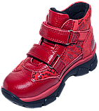 Демісезонні ортопедичні черевики для дівчинки Форест Орто червоні 4Rest Orto 06-576 розмір 21-30, фото 4