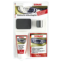 Набор для полировки пластиковых фар SONAX Headlight Restoration Kit 75мл 201482