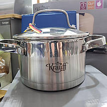 Набір посуду з нержавіючої сталі 10 предметів Krauff 26-238-036, фото 3