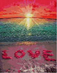Набір алмазної мозаїки ColorArt Сонце, море, кохання 29х39 ST465