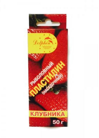 

Пластилин насадочный Dolphin 50г Клубника
