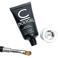 Полігель, акригель Cosmolac 30мл. для нарощування та моделювання нігтів № 5 — Clear