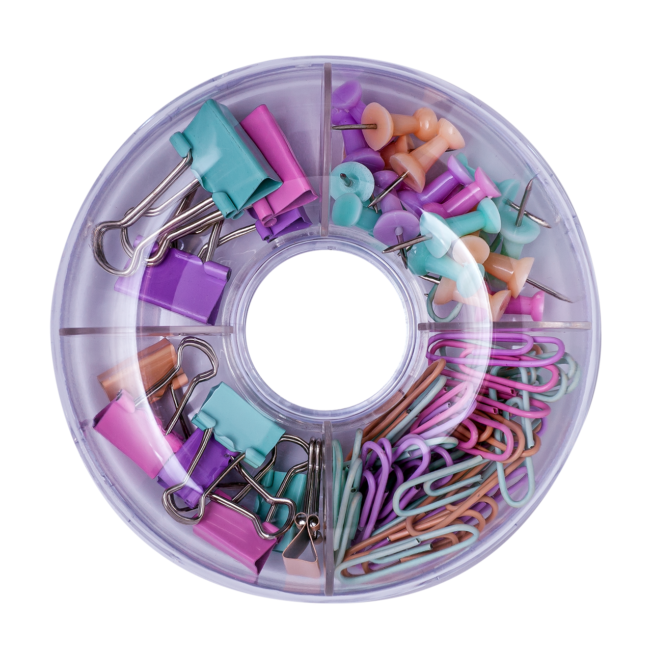 Набір канцелярського приладдя Buromax DONUT, PASTEL