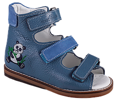 Антиварусні ортопедичні босоніжки для хлопчика Форест Орто сині 4Rest Orto 08-801AV розмір 20-30