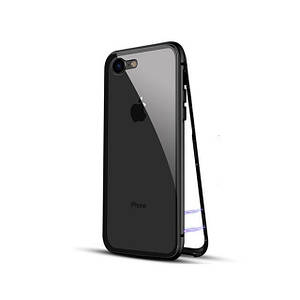 Чохол накладка xCase для iPhone 6/6s Magnetic Case прозорий чорний