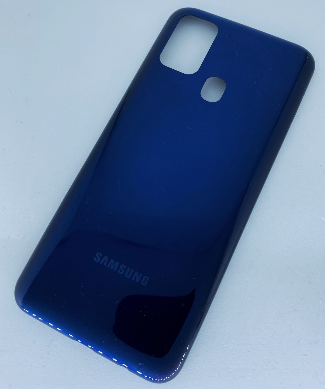 Задня кришка для Samsung M315 Galaxy M31, колір синій, фото 1
