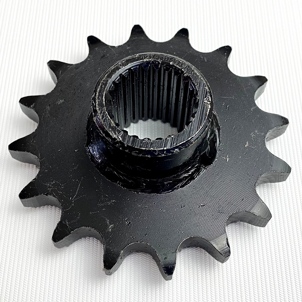 Зірка 530H 14T приводна, задня, шліцьова для мініквадроцикла, квадроцикла, фото 1