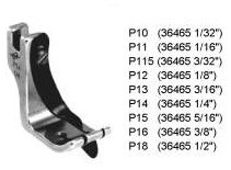 Лапка з обмежувачем P13 — 3/16" 4,8mm