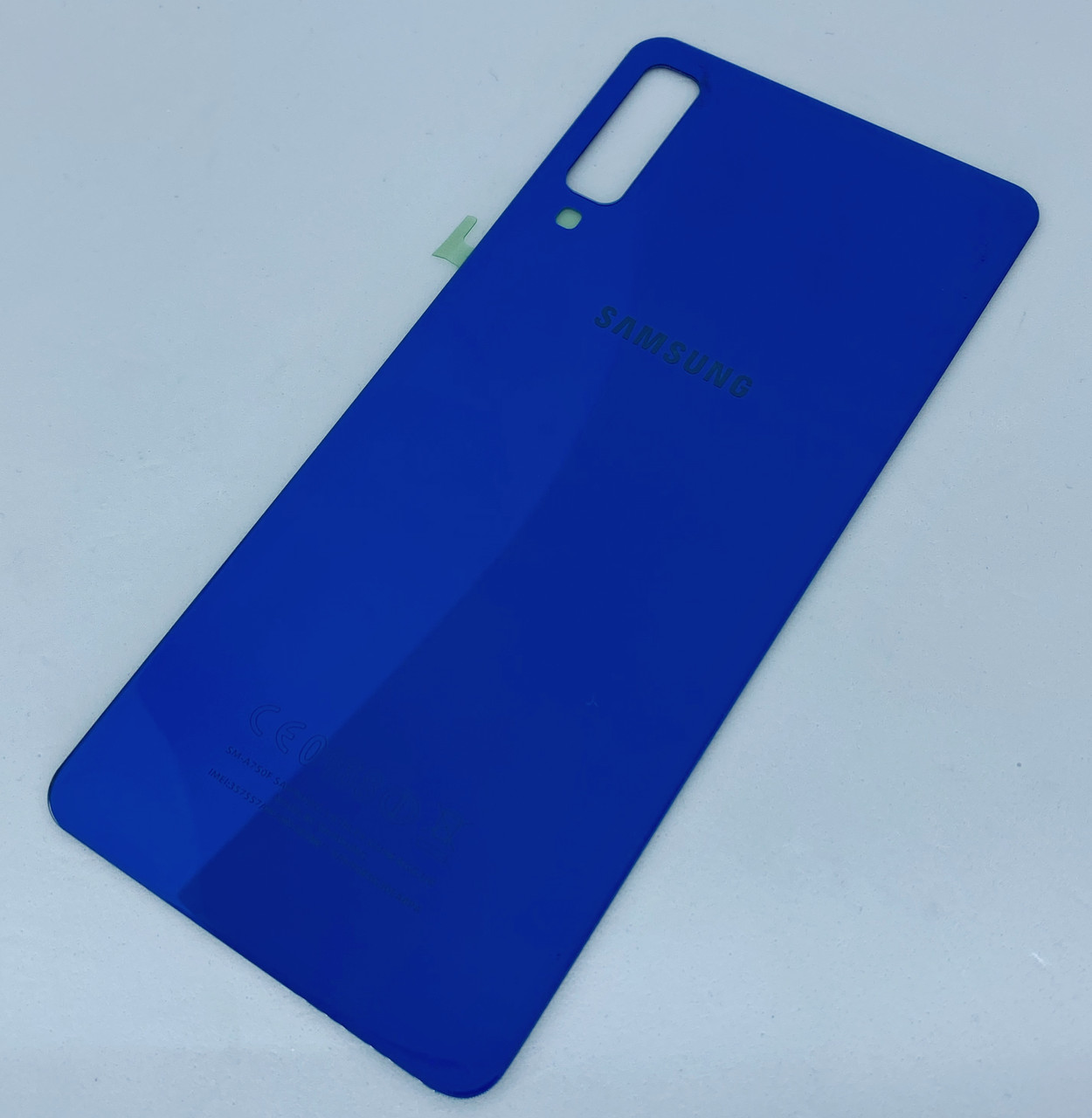 Задня кришка для Samsung A750F Galaxy A7 (2018), синя, оригінал, фото 1