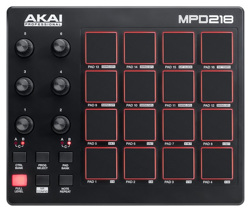 DJ контролер AKAI MPD218