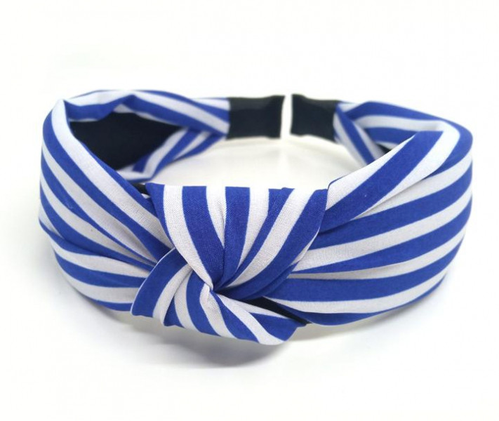 Модний обруч для волосся в смужку, фото 1