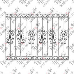 Кована решітка 1580х1160 КОМПЛЕКТ ЕЛЕМЕНТІВ