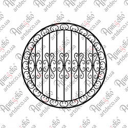 Кована решітка d-1200 КОМПЛЕКТ ЕЛЕМЕНТІВ