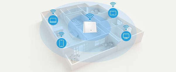 4G WI-FI комплект Інтернет домашній (роутер Huawei b311-853, MIMO антена кімнатна), фото 6