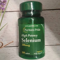 Селен Puritan's Pride Selenium 200 mcg 100 таблеток селениум
