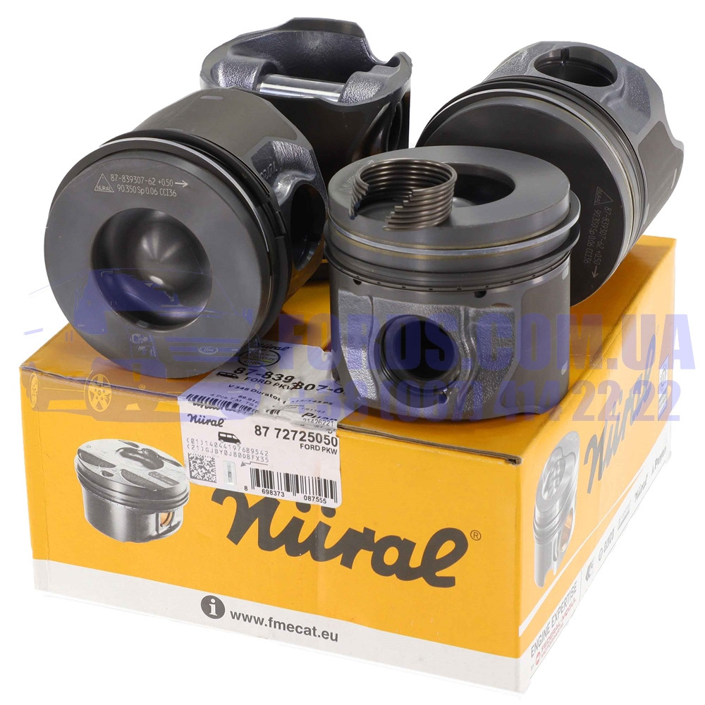 Поршень двигуна FORD TRANSIT 2000-2014 (2.4 TDCI 115/137/140PS 1ШТ) NURAL