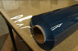 М'яке скло для вікон, прозорий ПВХ товщина 300 мкм для обшивки альтанок, літніх терас, фото 3