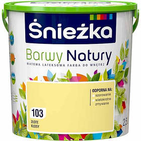 Фарба латексна Sniezka Barwy Natury 103Т ЗОЛОТЕ КОЛОССЯ 2.5 л