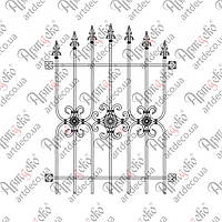 Кована решітка 800х1085 КР-40. КОМПЛЕКТ ЕЛЕМЕНТІВ