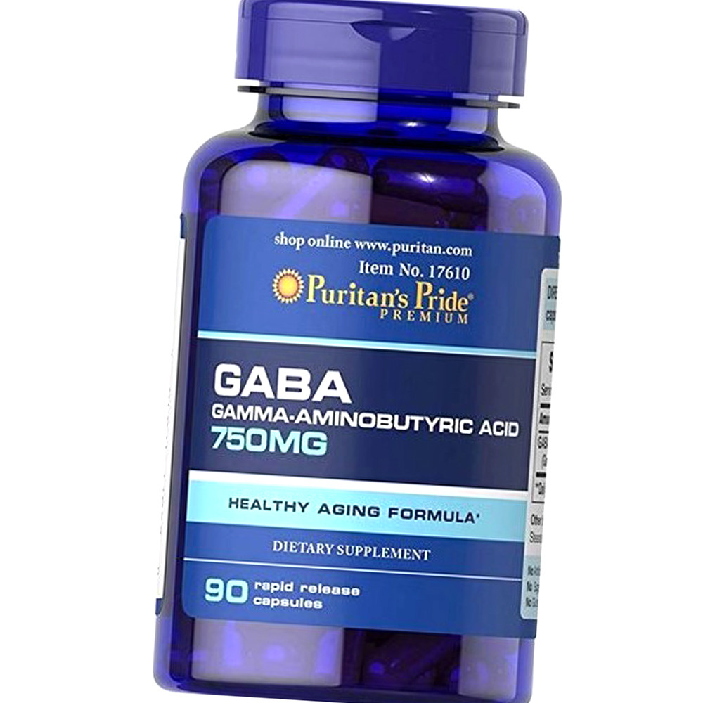 Габа Puritan's Pride GABA 750 mg 90 капс