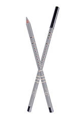 Олівець для очей дерев'яний Malva Cosmetics М 319, № 10 Shiny Silver/Сріблястий