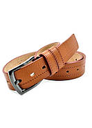 Ремінь чоловічий шкіряний Weatro Рудий jns-nw4k-rus-037, фото 2