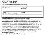 Gaba Гамма-аміномасляна кислота Puritan's Pride GABA 750 mg 90 капсул, фото 6