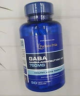 Габа Puritan's Pride GABA 750 mg 90 капсул Гамма-аміномасляна кислота