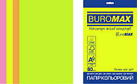 Бумага цветная Buromax Euromax Neon А4 80 г/м2 4 цв. 200 листов (BM.27215200E-99)