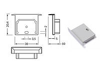 Заглушка для накладного профиля 30x20 мм