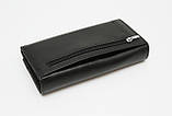 Жіночий шкіряний гаманець Kochi чорний 515-Black, фото 4