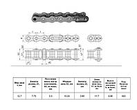 Цепь ПР-12,7-900-2 L=5,0 м (081-1 L=5,0 м) Китай
