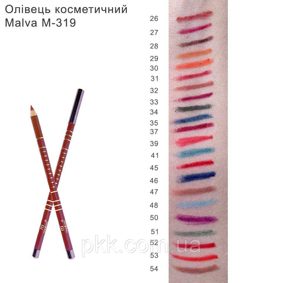 Карандаш для губ Malva Cosmetics М 319 № 19 Vine/Тёмно-малиновый - фото 3 - id-p1431809681