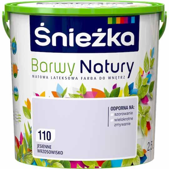 Фарба латексна Sniezka Barwy Natury 110Т ОСІННЄ ВОЛОШКОВЕ ПОЛЕ 2.5 л