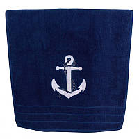 Полотенце, темно-синее, хлопок, Sea Club 600гр,100x50cm (3612.V)