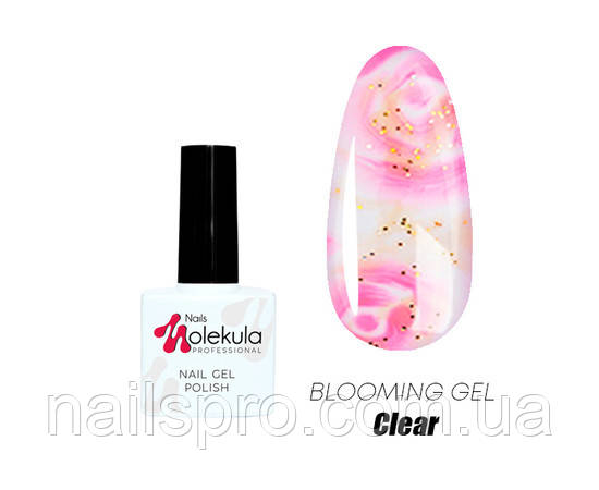 Гель-лак Nails Molekula Blooming з ефектом розтікання 11 мл, прозраний