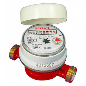 Лічильник Baylan R100= В 90С° KK-12S  DN15 (1/2 подгот. MBus ) без штуць. (L-110мм 2,5-Qм3)