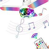 Світильник LED DP E27 з музичною колонкою й дискошаром, фото 2