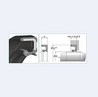 Уплотнения сальник 40х62х8 Dichtomatik