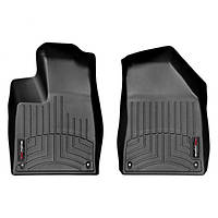 Килимки в салон (передні) Chrysler 200 2015 - з бортиком, чорні WeatherTech 446891
