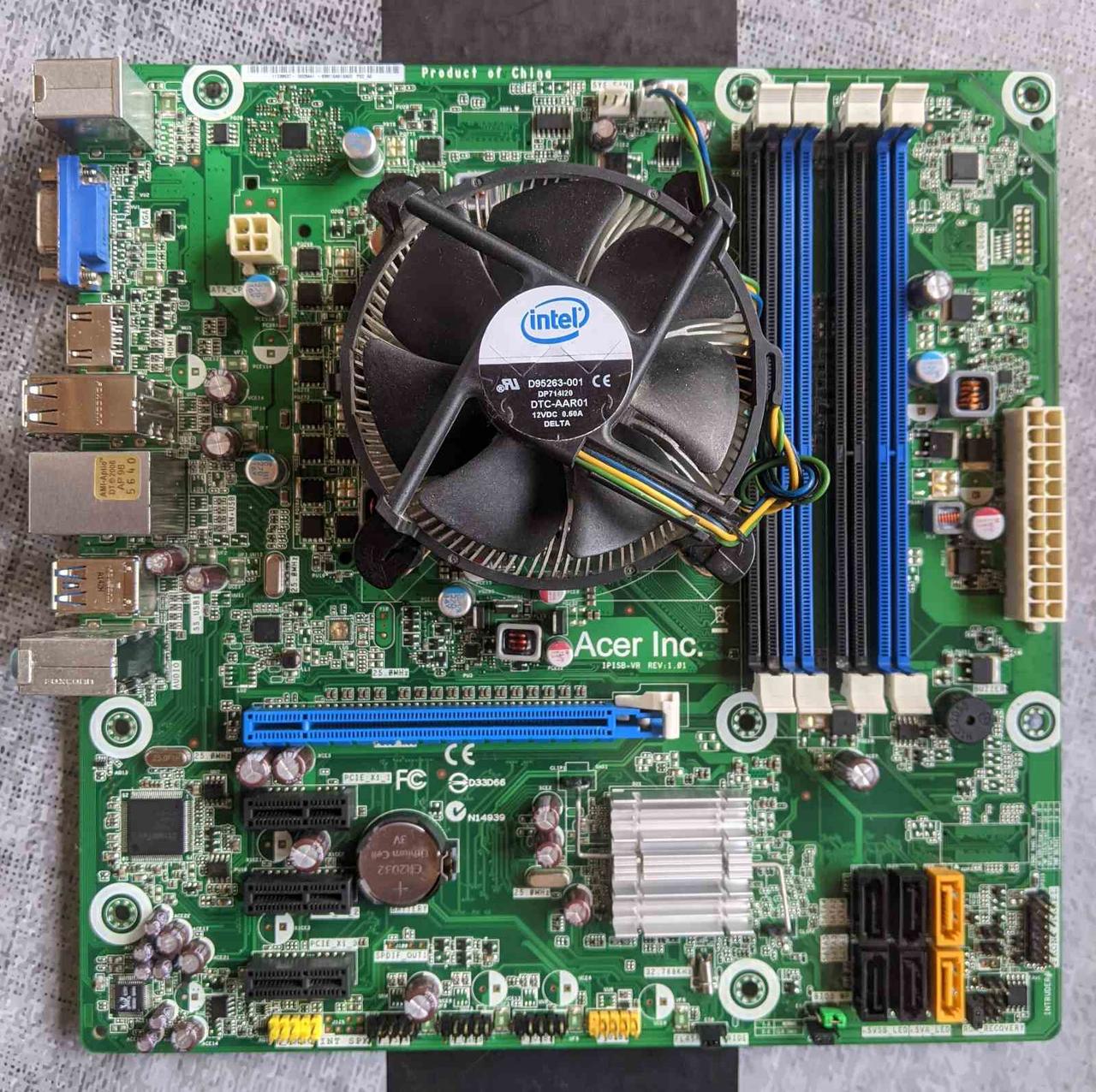 ІГРОВИЙ 4ех ЯДЕРНИЙ Комплект - ПОТУЖНИЙ s1155 ПРОЦ INTEL CORE I5-3550 ( 4 ЯДРА по 3,3-3,7 Ghz ) + Плата IPISB-VR