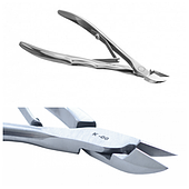 Кусачки професійні для шкіри 11 мм (з кембриком) Staleks Expert