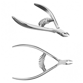 Кусачки для шкіри з пружиною 5 мм Staleks Smart