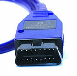 Адаптер k line USB VAG COM 409.1 RUS KKL Obd2 сканер васа діагност обд2 автосканер ваг, фото 3