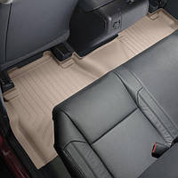 Килимки в салон (задні) Toyota Tundra 2014-19 Double Cab з ящиком з бортиком, бежеві WeatherTech 457862