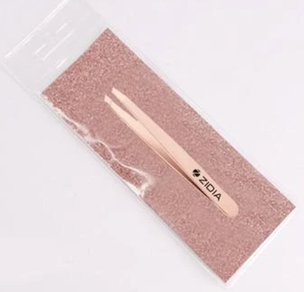 Пінцет для вій Zidia Rose Gold Tweezers