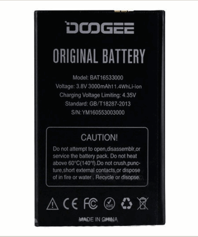 Акумулятор Doogee BAT16533000 Original (Dogee X9 / X9s), фото 1