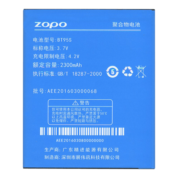 Акумулятор Zopo BT95S / Zopo ZP900 / Zopo ZP910