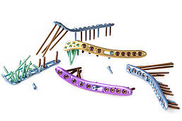 Системи титанових імплантів і інструменти Hofer Medical для остеосинтезу в травматології та ортопедії